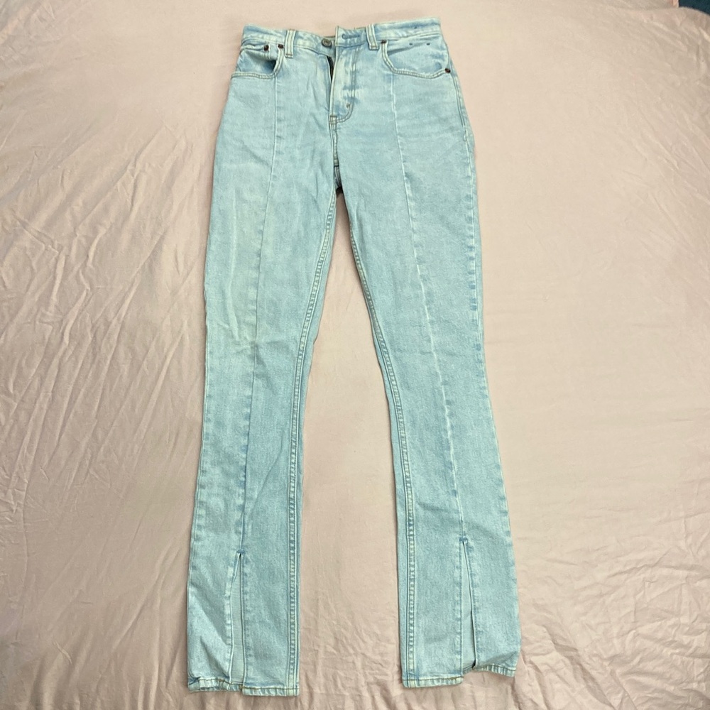 Abercrombie & Fitch High Rise Light Wash Jeans